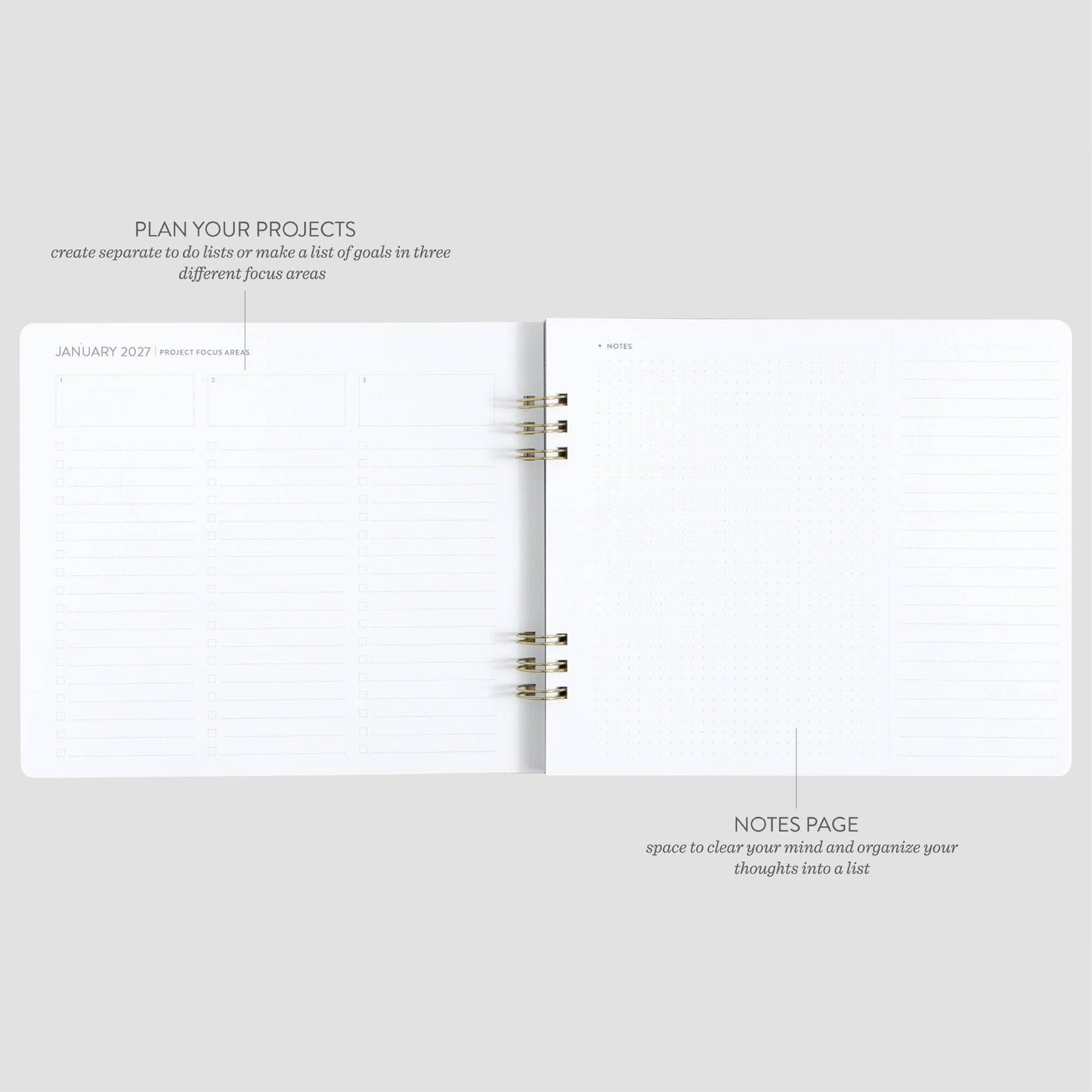 Lilac Pocket Planner - 2027 Calendar Year