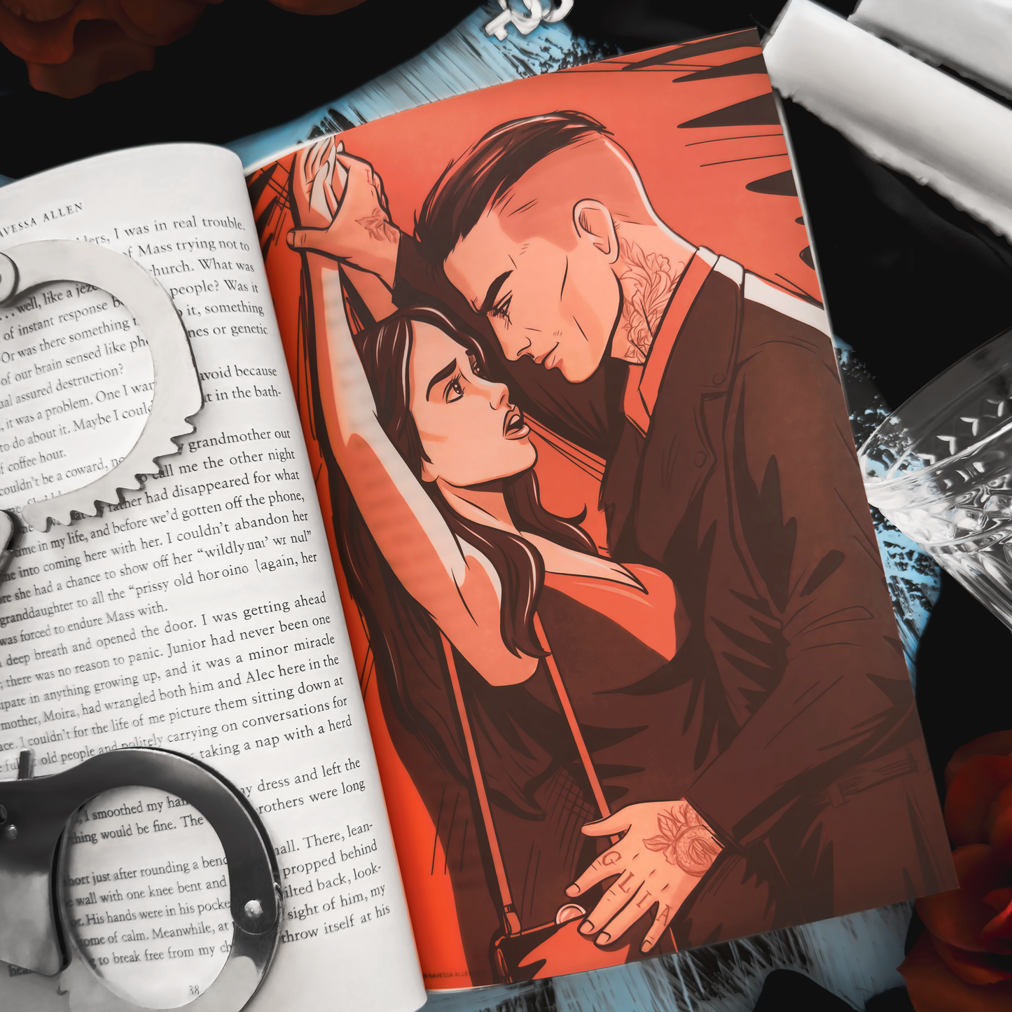 Caught Up Book Scene Illustrations (6-Pack)