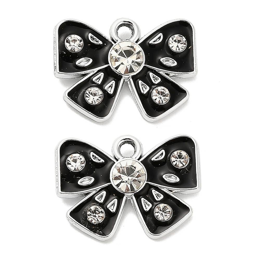 Black Bow Kindle Charm USB-C