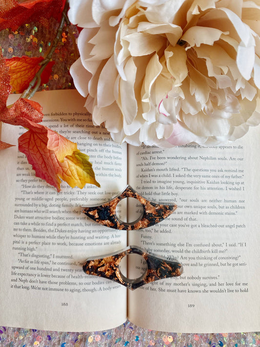 Embers in the Night Thumb Book Holder