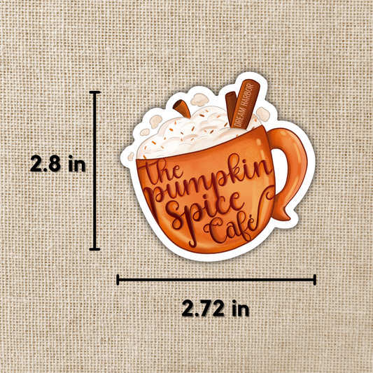 Pumpkin Spice Café Sticker