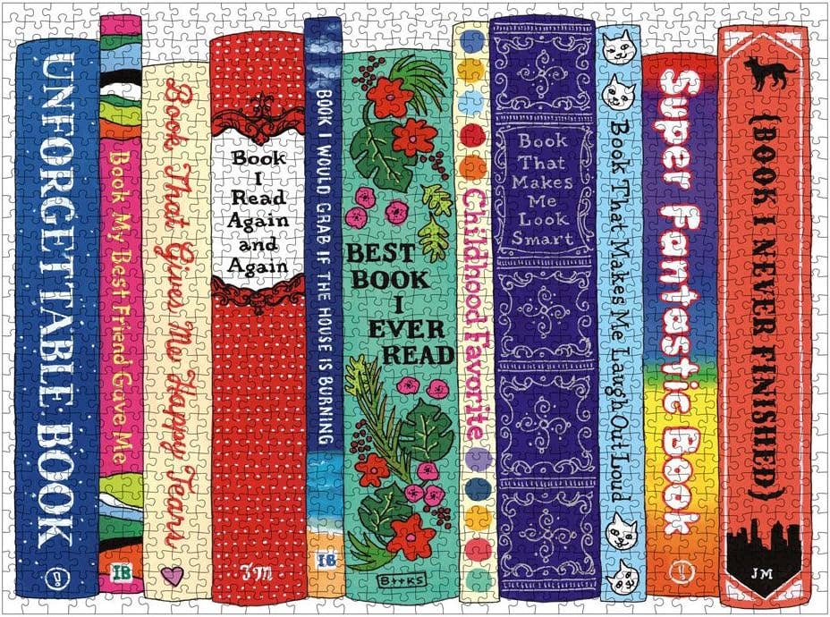 Ideal Bookshelf: 1000 Piece Puzzle