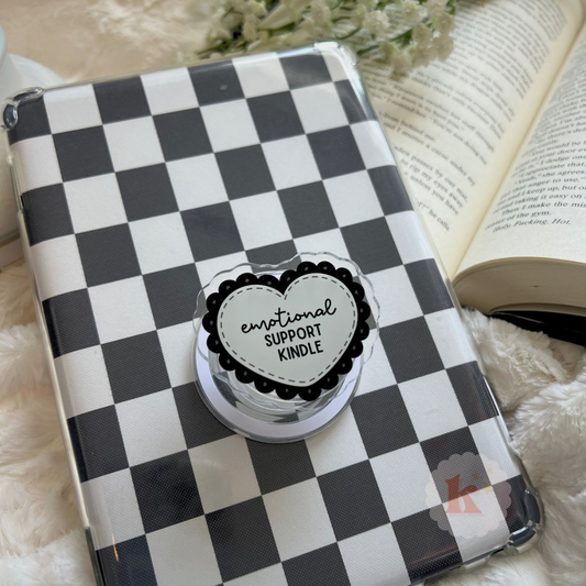 Emotional Support Kindle Girl Grip