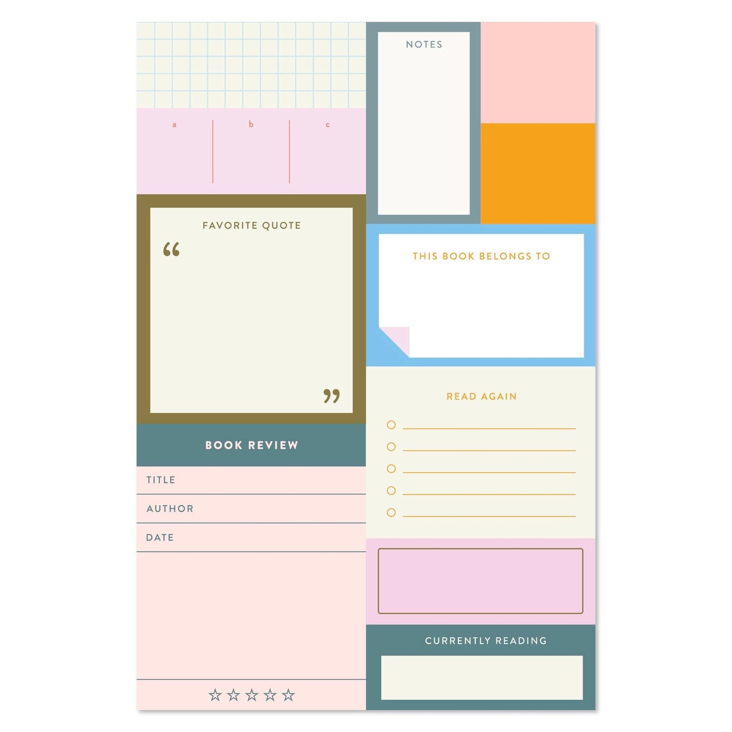 Sticky Notes- Set of 10 Reader Edition