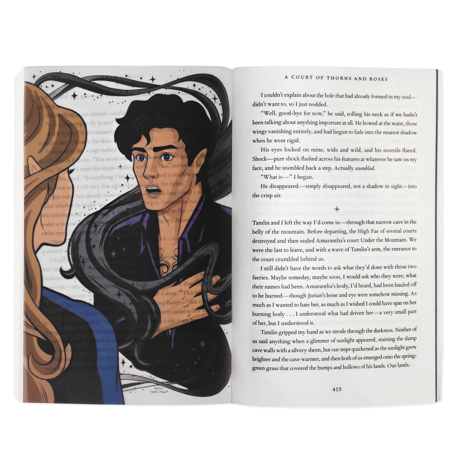 A Court of Thorns and Roses Book Scene Illustrations (6-Pack)