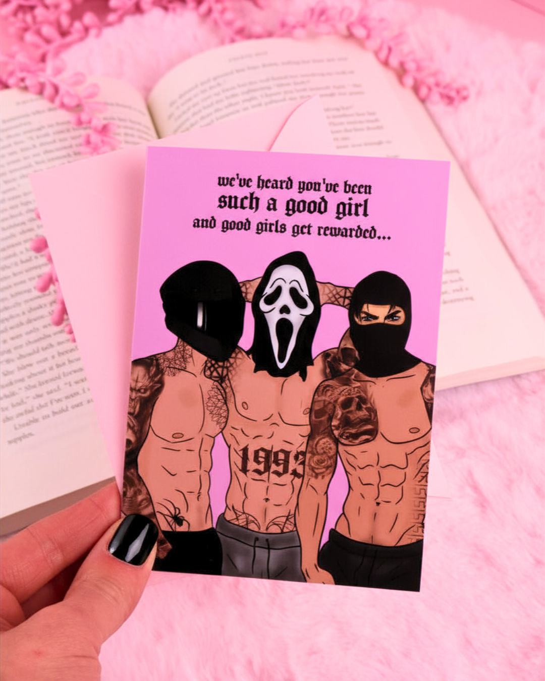 Good Girls Get Rewards Greeting Card