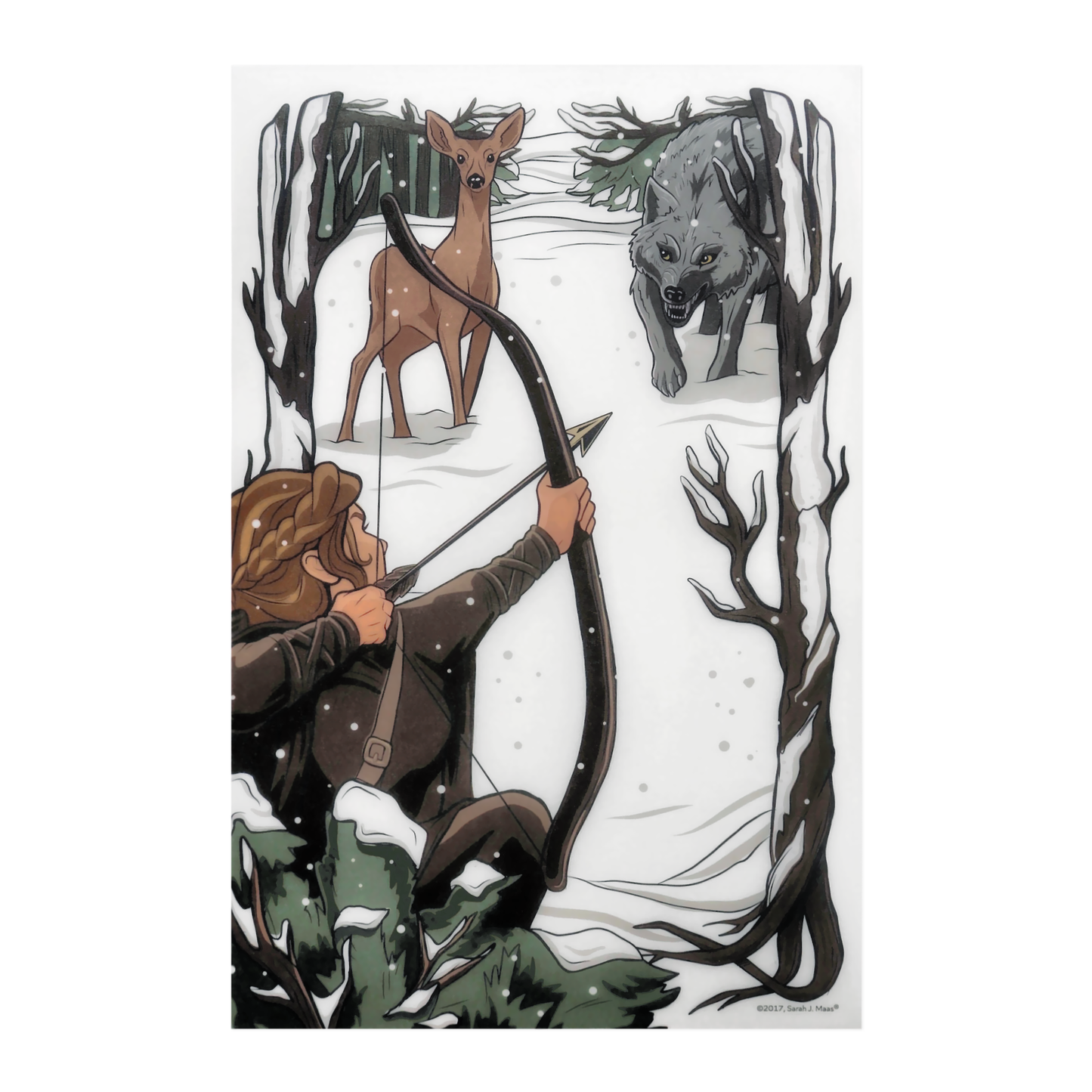 A Court of Thorns and Roses Book Scene Illustrations (6-Pack)