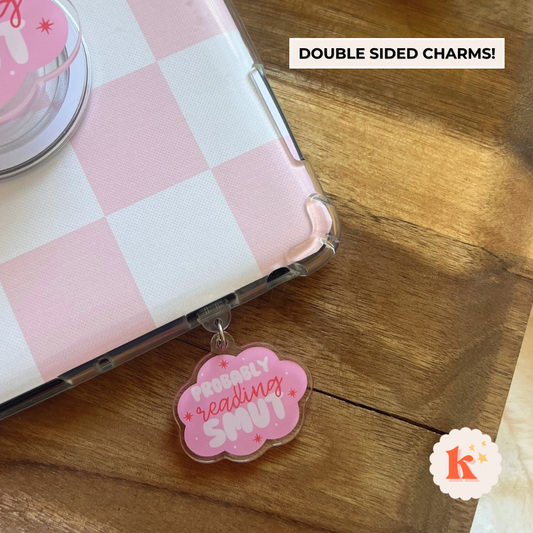 Probably Reading Smut Kindle Charm