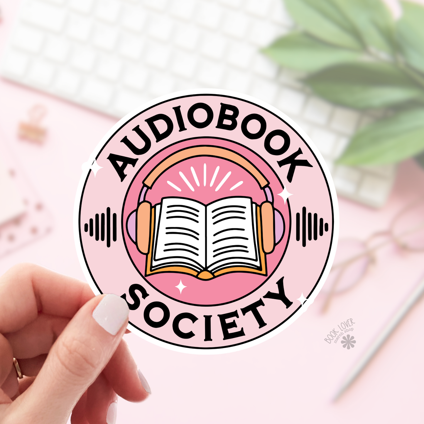 Audiobook Society Stickers / Bookish Stickers / Book Lover