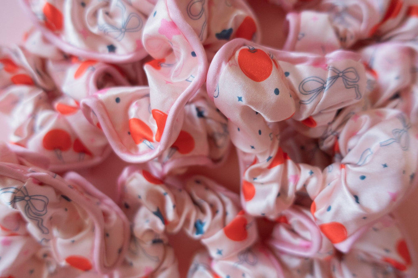Cherry & Bows Scrunchie