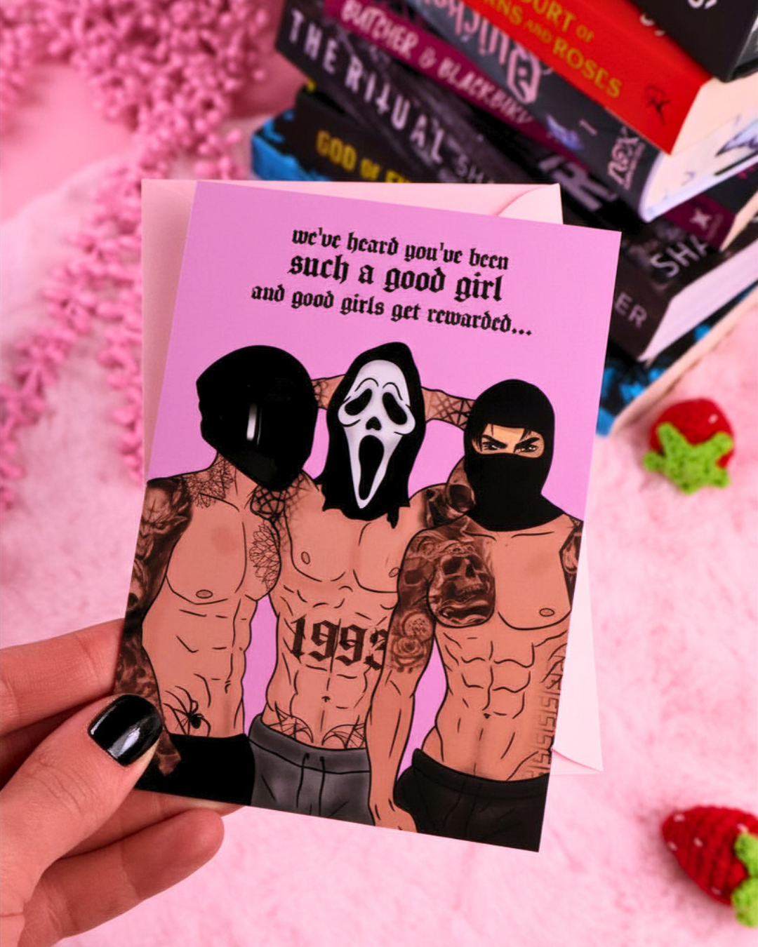 Good Girls Get Rewards Greeting Card