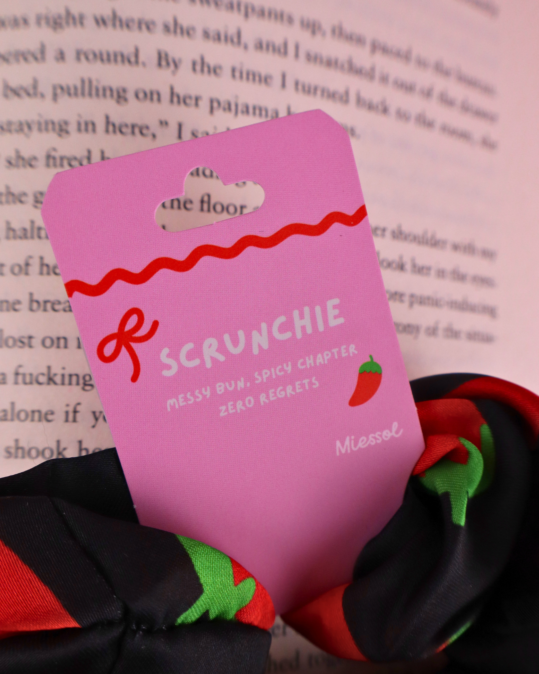 Spicy Books Scrunchie