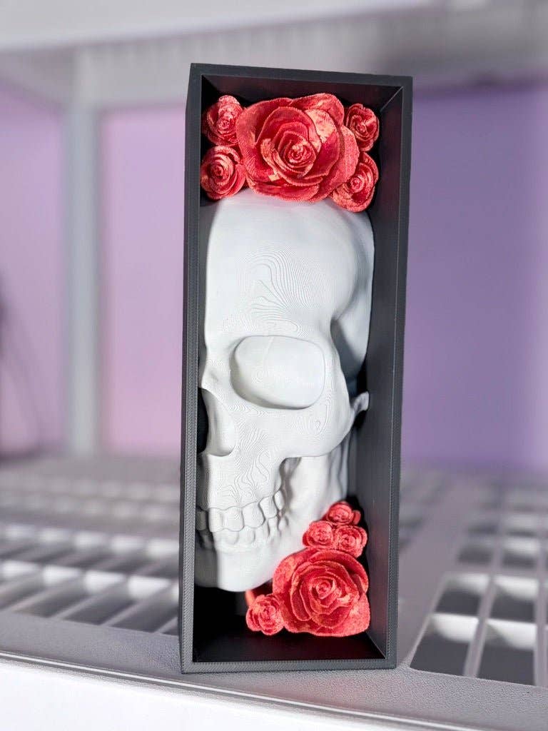 Skull Rose Book Nook