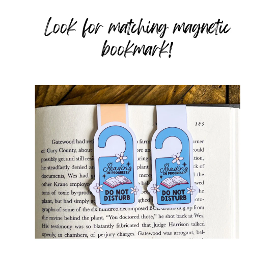Reading Do Not Disturb Sticker