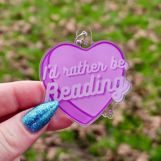 I’d Rather Be Reading Keychain