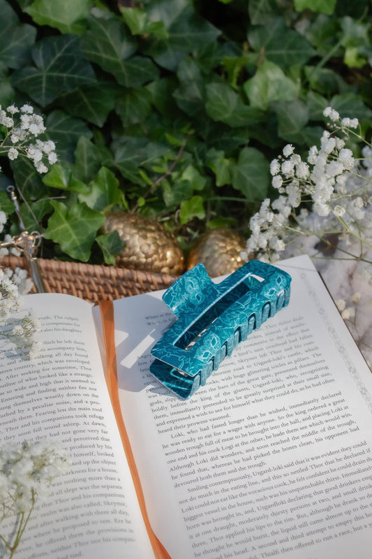 Bookish Hair Claw Clip - Starlight