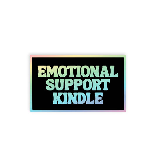 Emotional Support Kindle Sticker