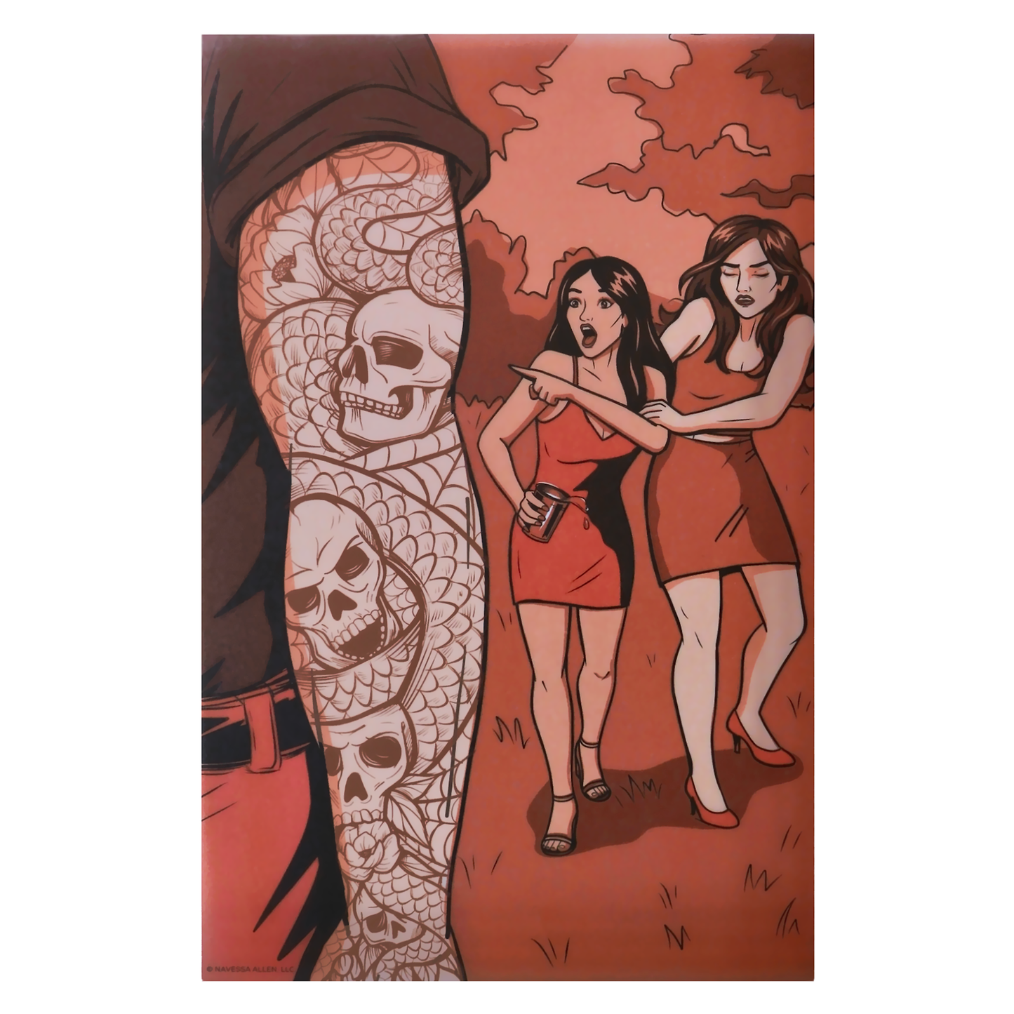 Caught Up Book Scene Illustrations (6-Pack)