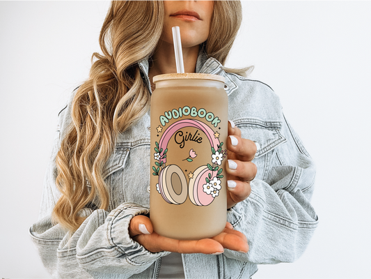 AudioBook Girlie Frosted Glass | W Bamboo Lid