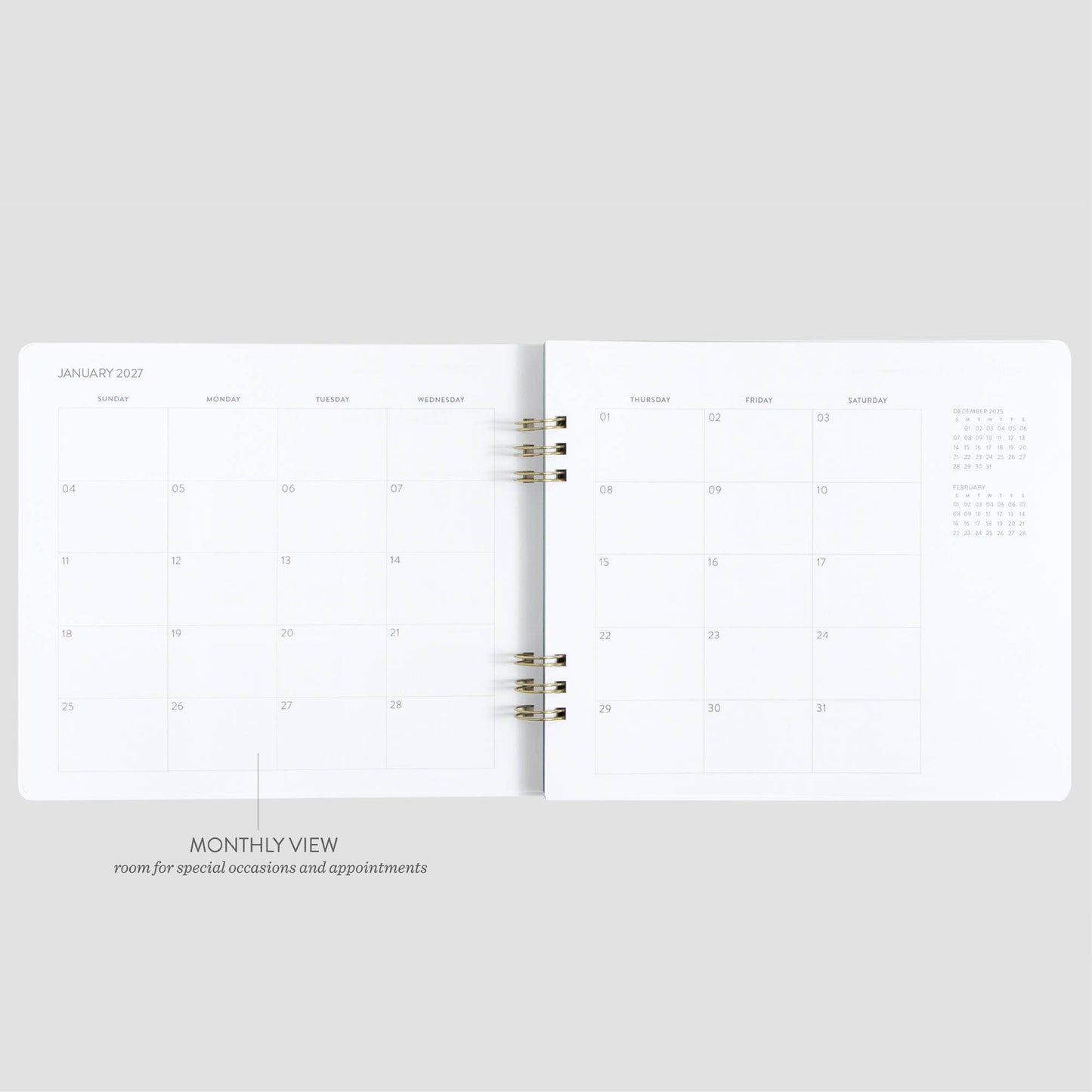 Lilac Pocket Planner - 2027 Calendar Year