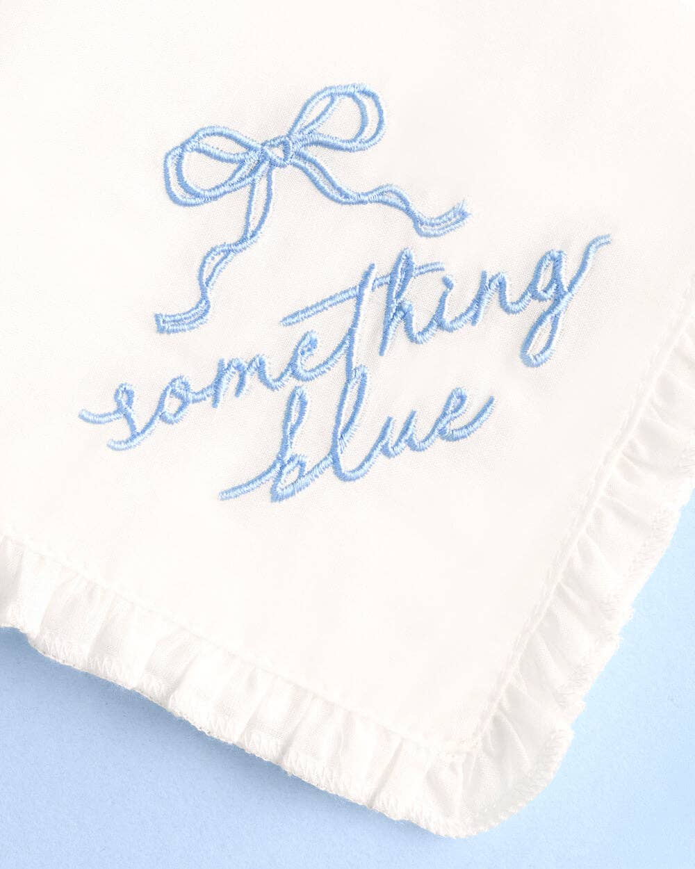 Something Blue Bride Hanky