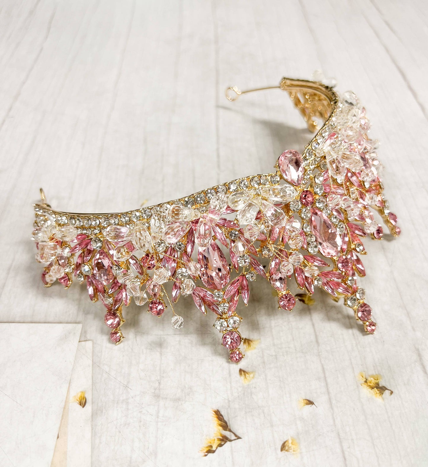 Pink Crystal Tiara
