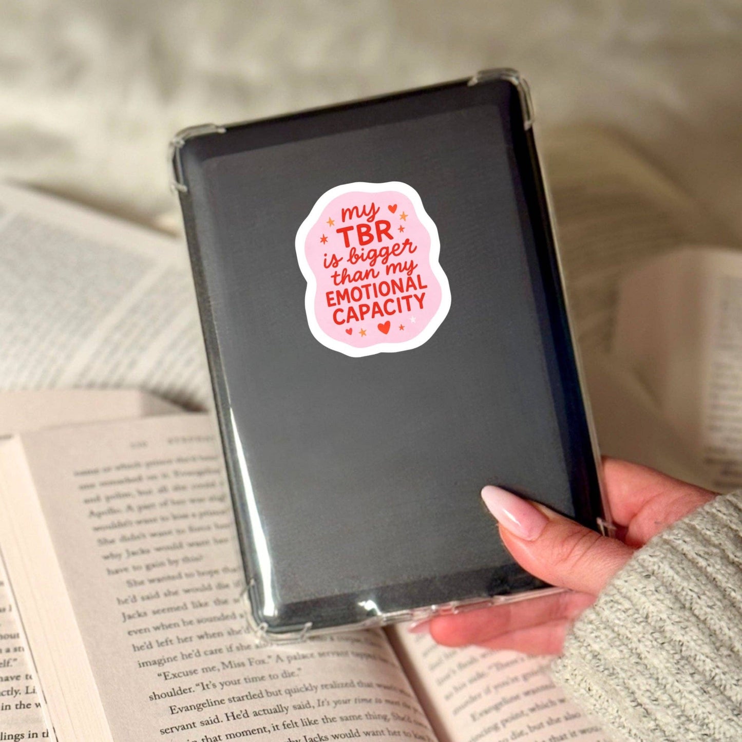 My TBR is Bigger Than my Emotional Capacity Sticker