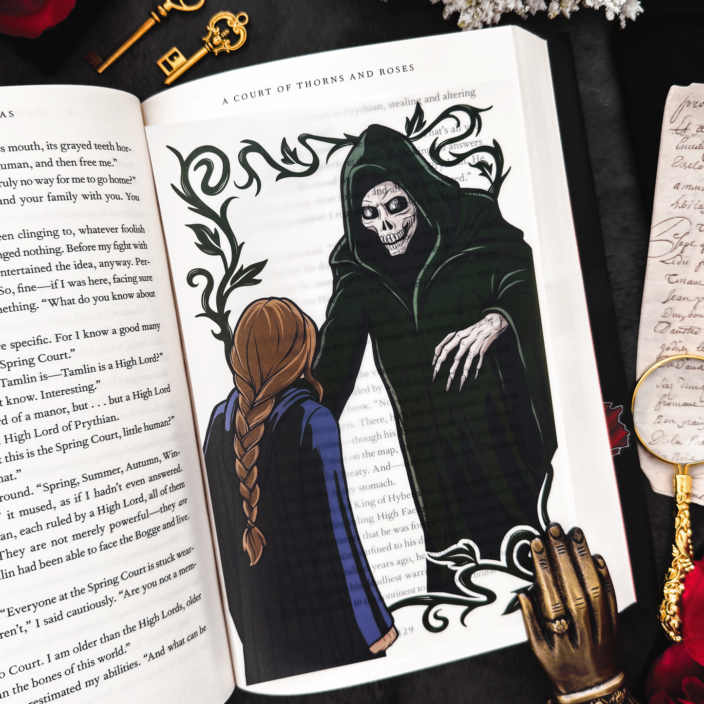 A Court of Thorns and Roses Book Scene Illustrations (6-Pack)
