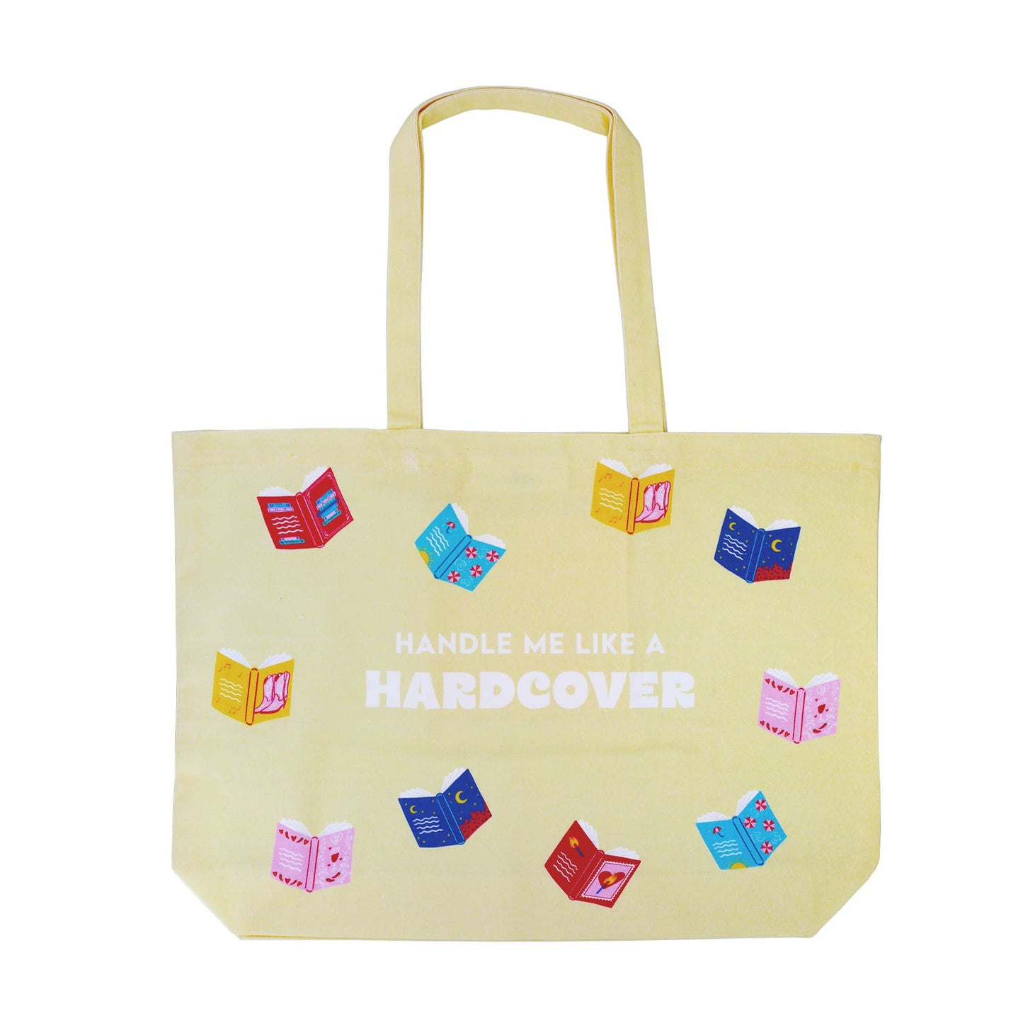 Handle Me Like A Hardcover Canvas Tote Bag
