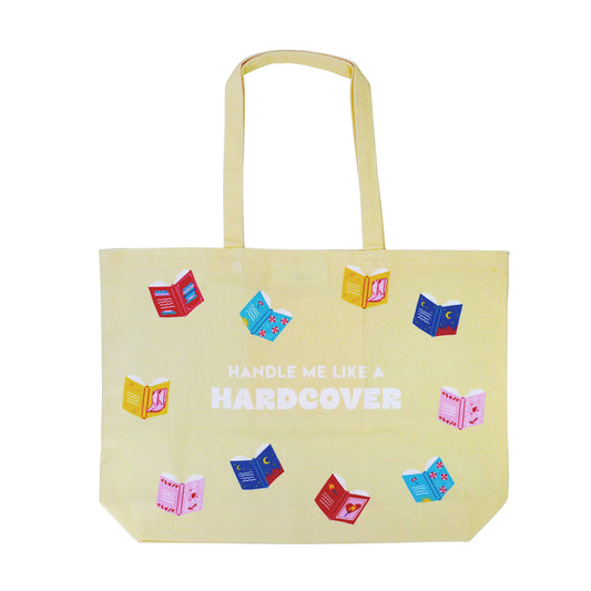 Handle Me Like A Hardcover Canvas Tote Bag