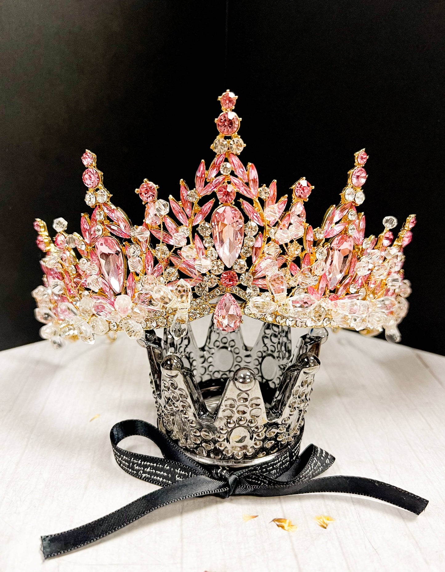 Pink Crystal Tiara