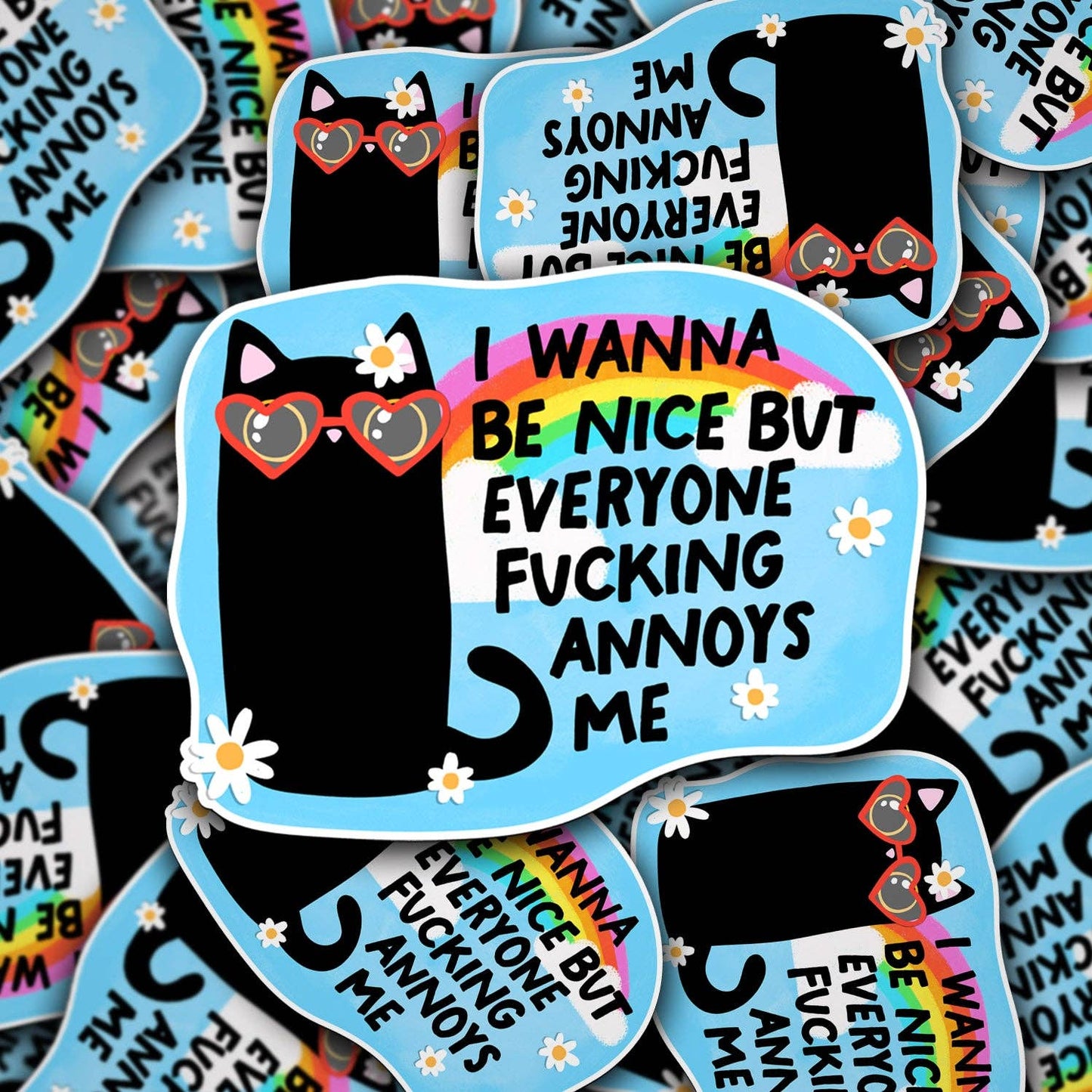 I Wanna Be Nice Sticker