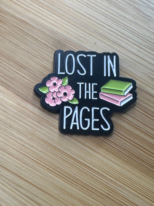 Lost in the Pages Enamel Pin