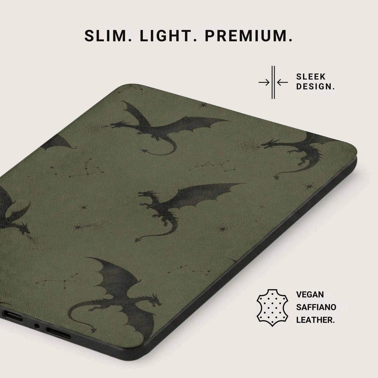 Green Fourth Wing Kindle Case