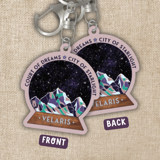 Velaris Star Globe Keychain | ACOTAR