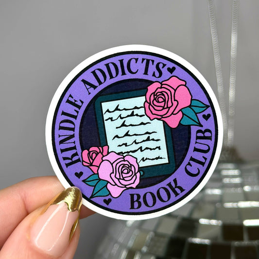 Kindle Addicts Book Club Sticker