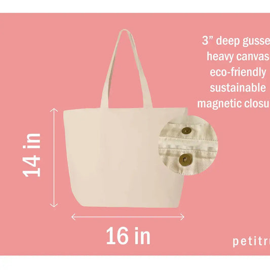 Book Bag Canvas Tote