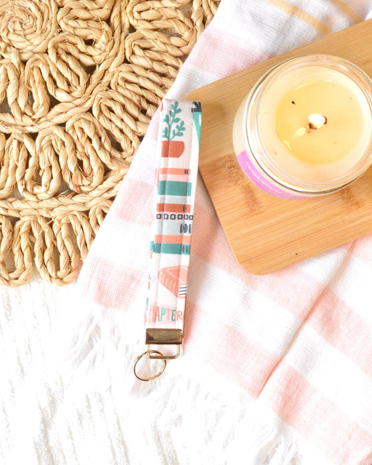 Bookish Wristlet Keychain