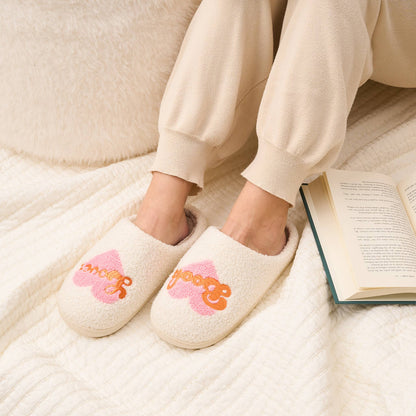 Slippers-Book Lover M/L