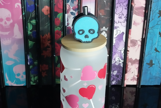 Lights Out Inspired Straw Topper