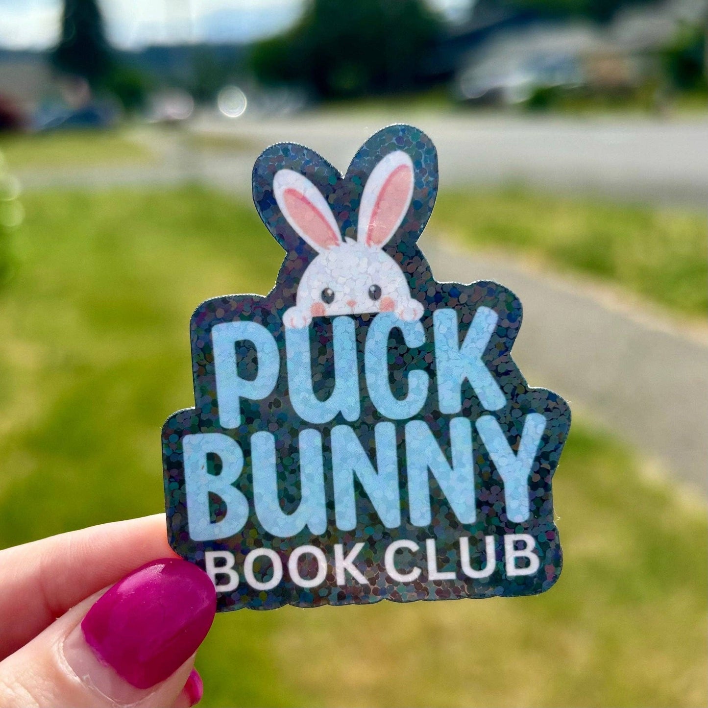 Puck Bunny Book Club Sticker