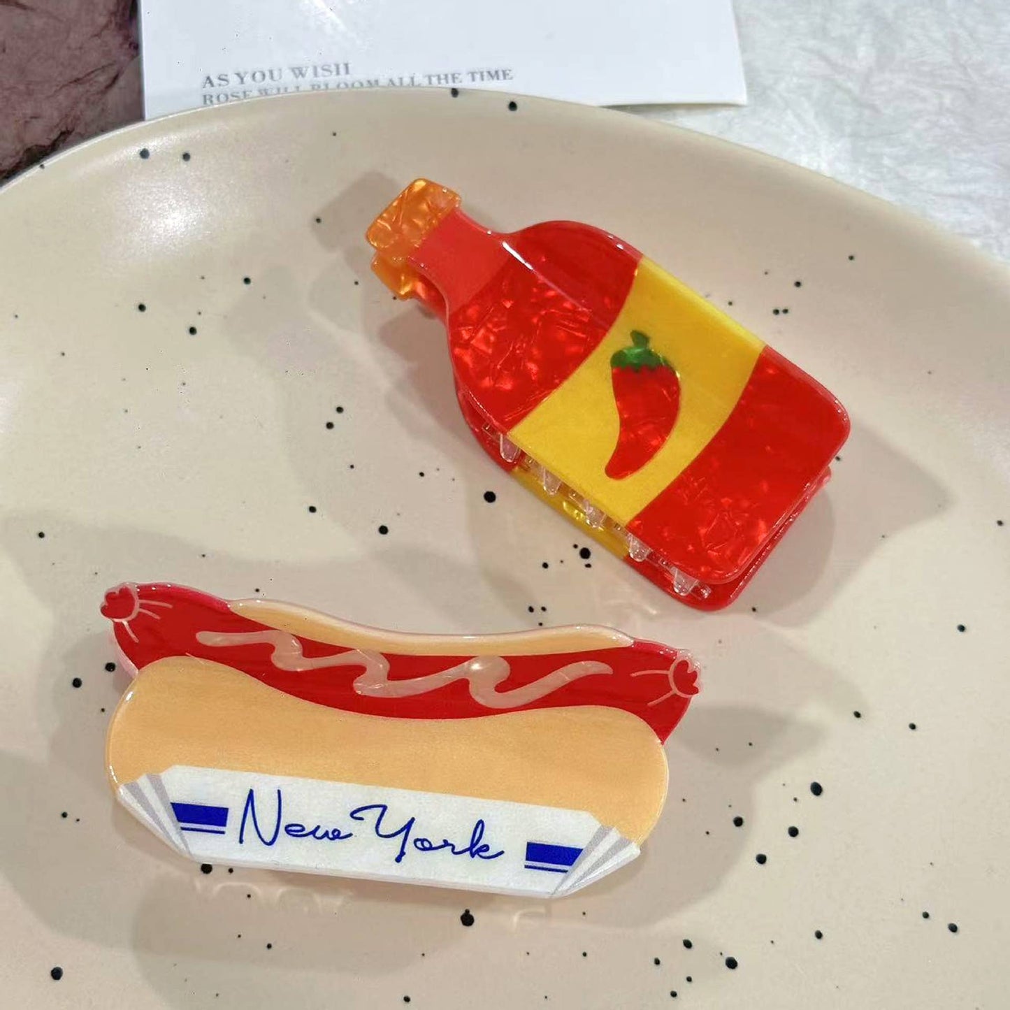 Chili Sauce Claw Clip