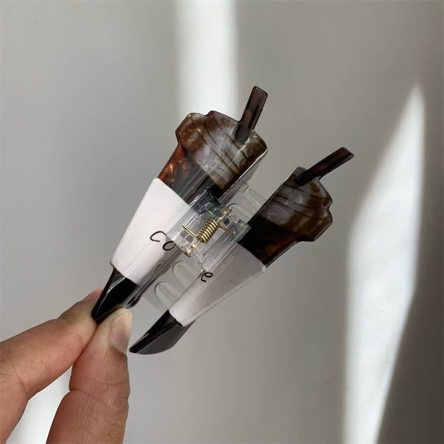 Coffee Cup Claw Clip