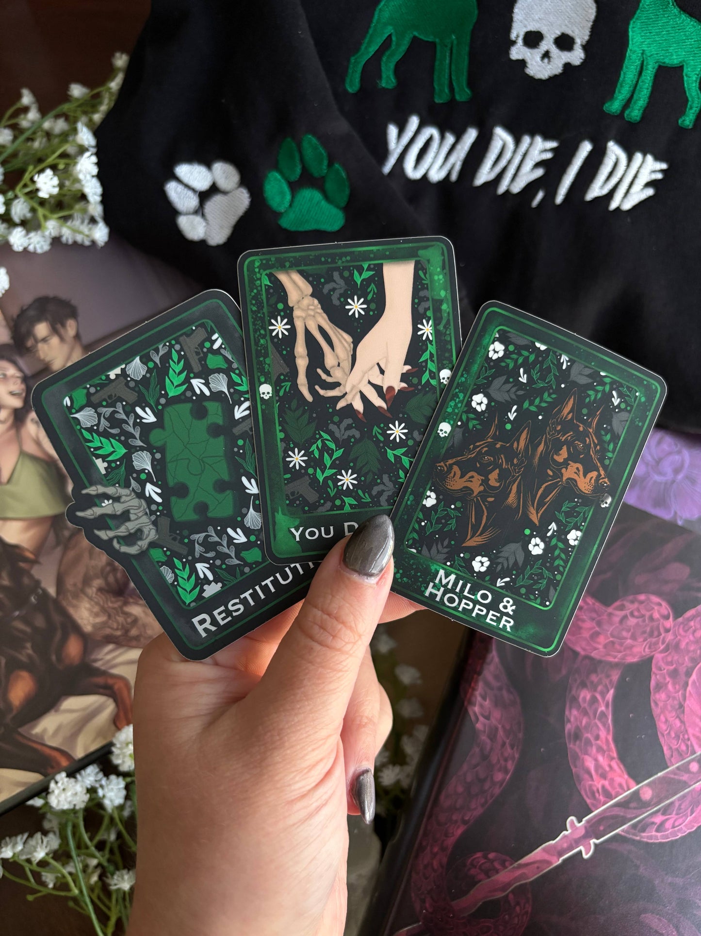 Edge of Darkness & Web of Silence Stickers