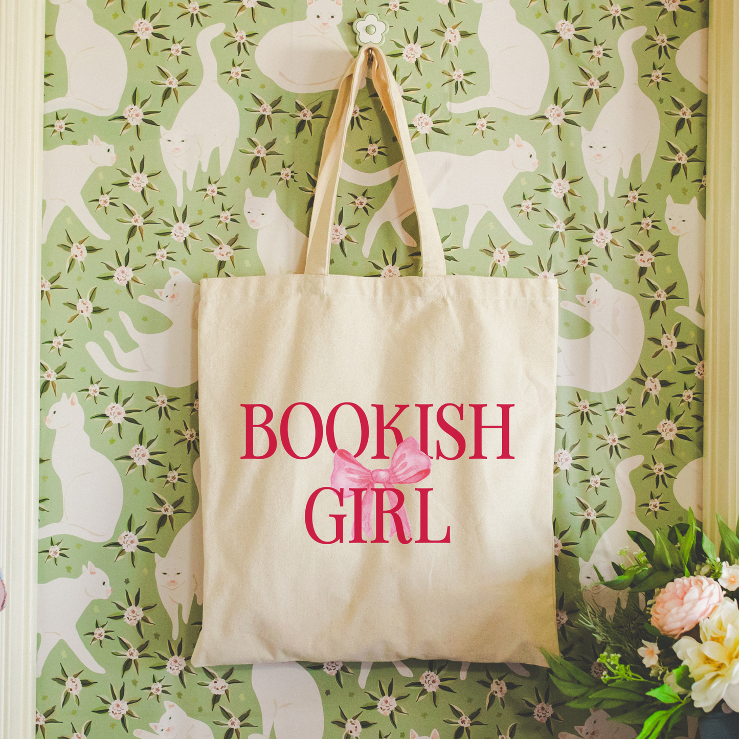 Bookish Girl Tote Bag