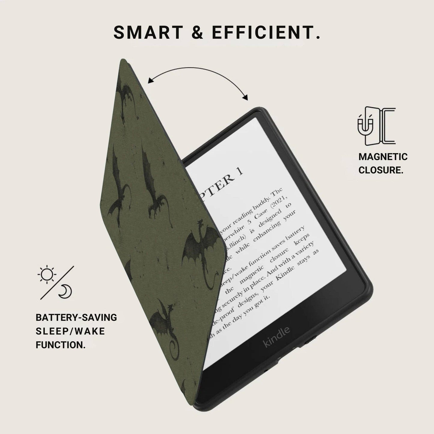Green Fourth Wing Kindle Case