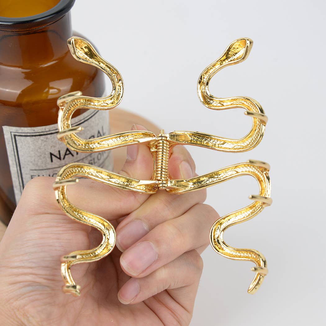 Snake Hair Claw Clip