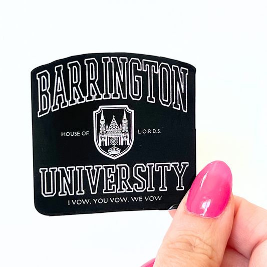 Barrington University Sticker