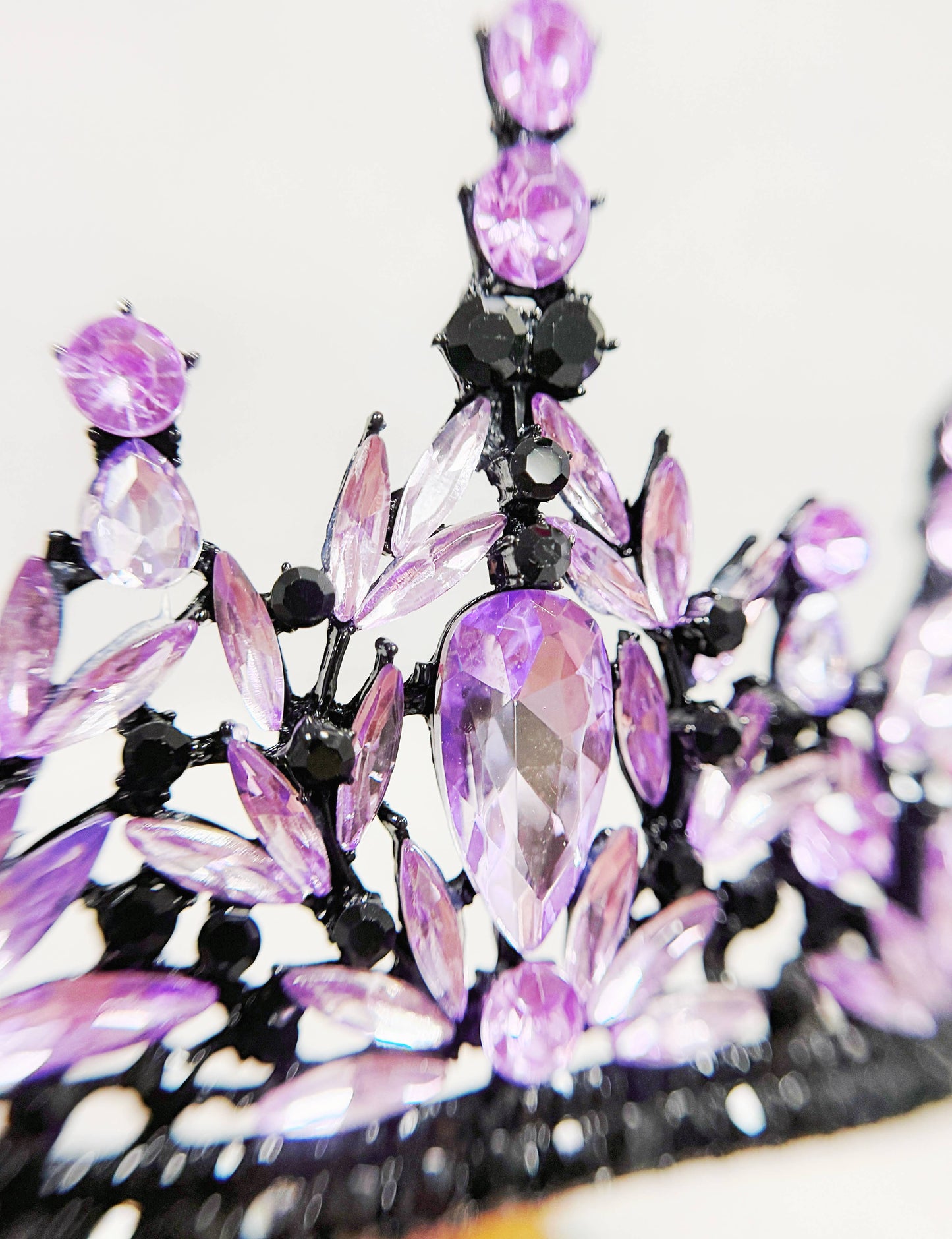Black Purple Tiara