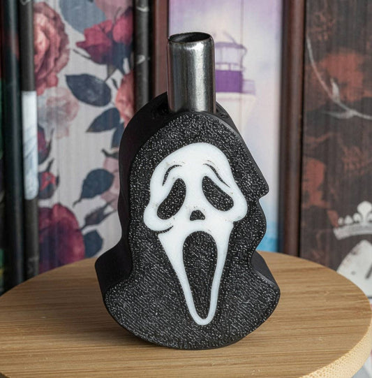 Ghostface Mask Straw Topper